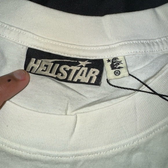 Black and White Graphic Hellstar Tee - Picture 6 of 8